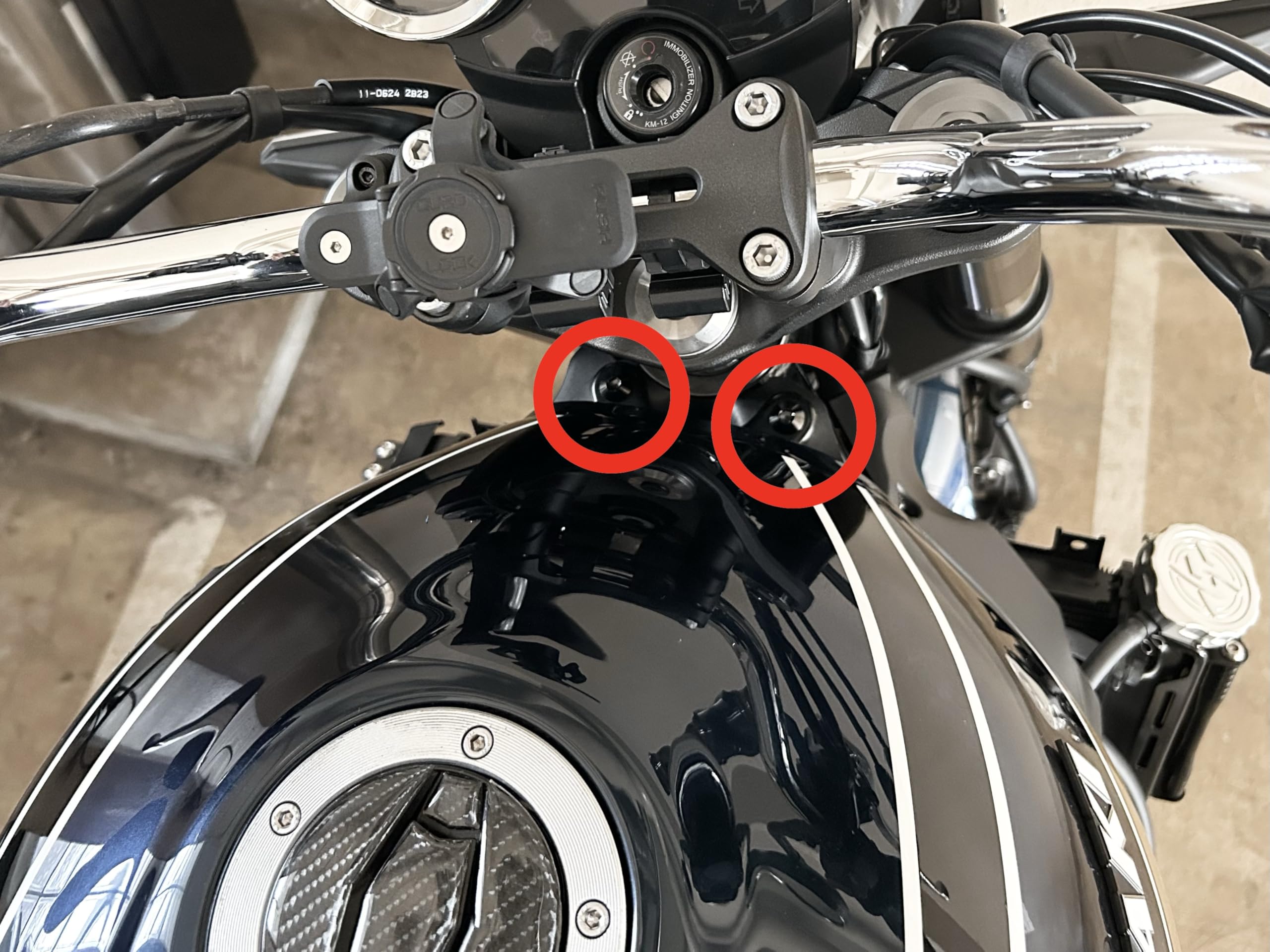 Amazon.co.jp: FATFATPIZZA Z900RS専用 タンク用 チタンボルトセット
